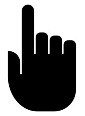 Hand cursor icon