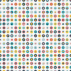 seamless flat network pattern