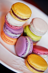 French macaroons. Dessert