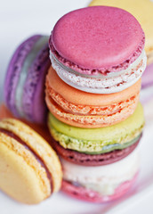 French macaroons. Dessert