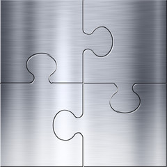 Puzzles aus Metall