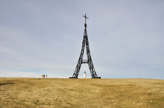 Cruz del monte Gorbea, Pa&iacute;s Vasco (Espa&ntilde;a)