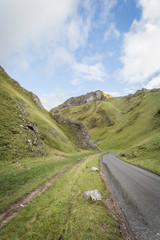 Views Of Winnats Pass In Derbyshire