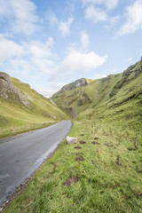 Views Of Winnats Pass In Derbyshire