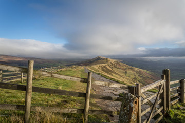 Fototapeta na wymiar Views From Mam Tor Derbyshire
