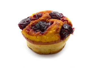 muffin with cherry