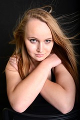 Portrait de belle femme