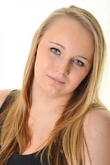 Portrait de belle femelle modèle