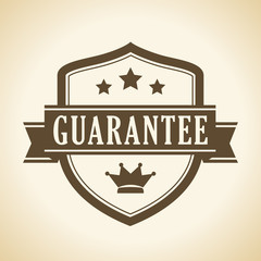 Retro guarantee symbol