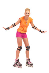 First time on rollerblade.