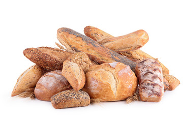 assortment of bread