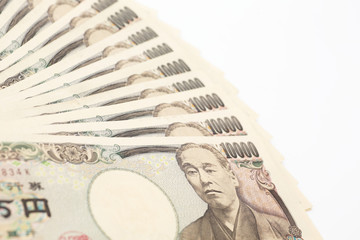 一万円札扇形