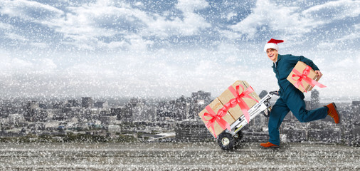 Running Delivery postman.