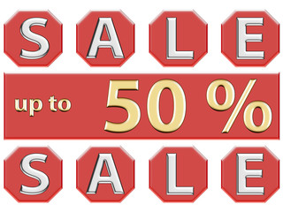 Sale up to 50 %
