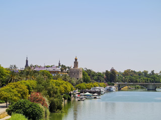 Guadalquivir River in Seville