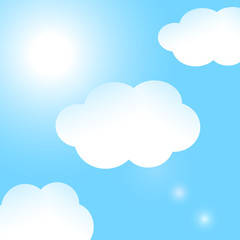 Sky Sun and Cloud