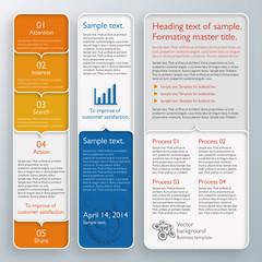 Infographics Web Banner & Label Design