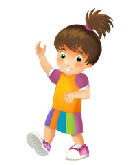 Cartoon child - activity - illustration