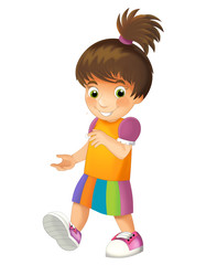 Cartoon child - activity - illustration