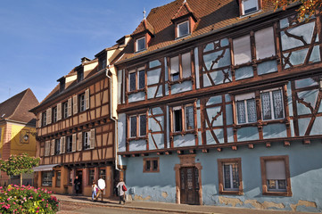 Colmar, Alsazia - case tradizionali