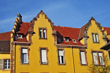 Colmar, Alsazia - la piccola Venezia e case tradizionali