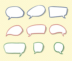 Speech bubbles