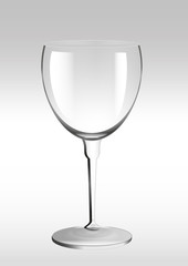 Glas Weinglas leeres Glas leeres Weinglas