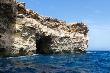 Fototapeta na wymiar Stone on Comino island, Malta