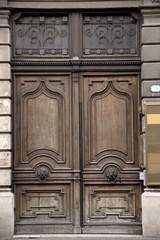 Old massive door