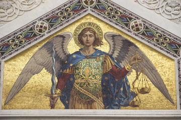 Obraz premium Mosaic of Saint Michael