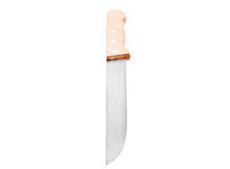 Kitchen knife isolated with clipping path