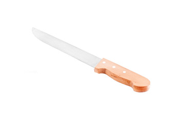 Kitchen knife isolated with clipping path