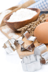 ingredients for baking cookies