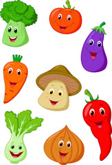 Cute vegetable cartoon