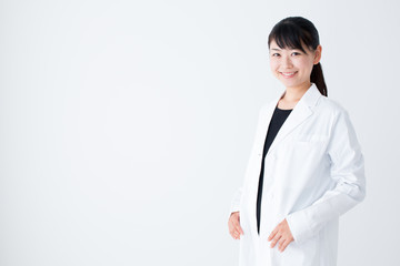 young asian doctor in the hospital