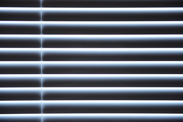 Obraz premium White jalousie, close up