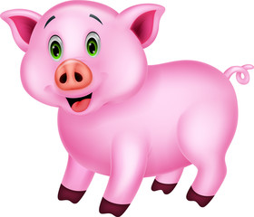 Cute pig cartoon