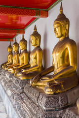 Bouddha, Wat Pho, Bangkok, Tha&iuml;lande