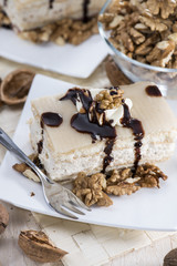 Marzipan Walnut Cake