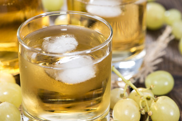 Fresh made Grape Juice