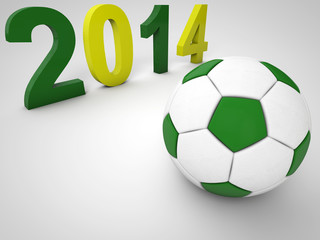 Obraz premium Brazil 2014 Soccer Championship