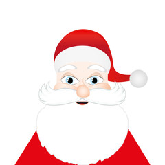 Santa Claus on a white background