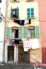 Fototapeta na wymiar Marseille - Façade (Quartier du Panier )