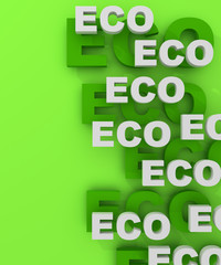 Eco 3d Abstract Design