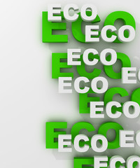 Eco 3d Abstract Design