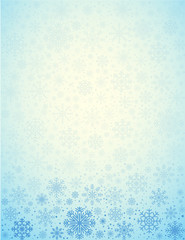 Vector frosty snowflakes background
