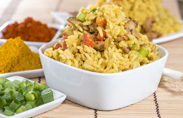 Portion of Curry Rice