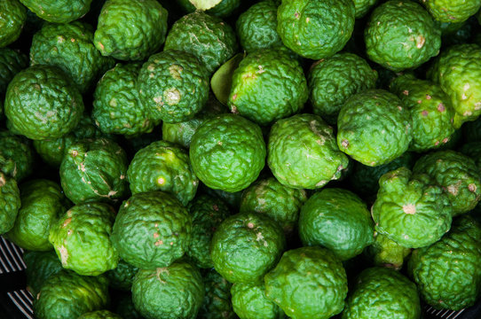 Close Up Bergamot Fruit