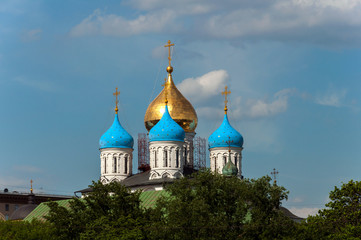 Fototapeta na wymiar Russia. Novospassky Monastery in Moscow. landmark