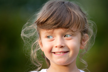portrait of little girl